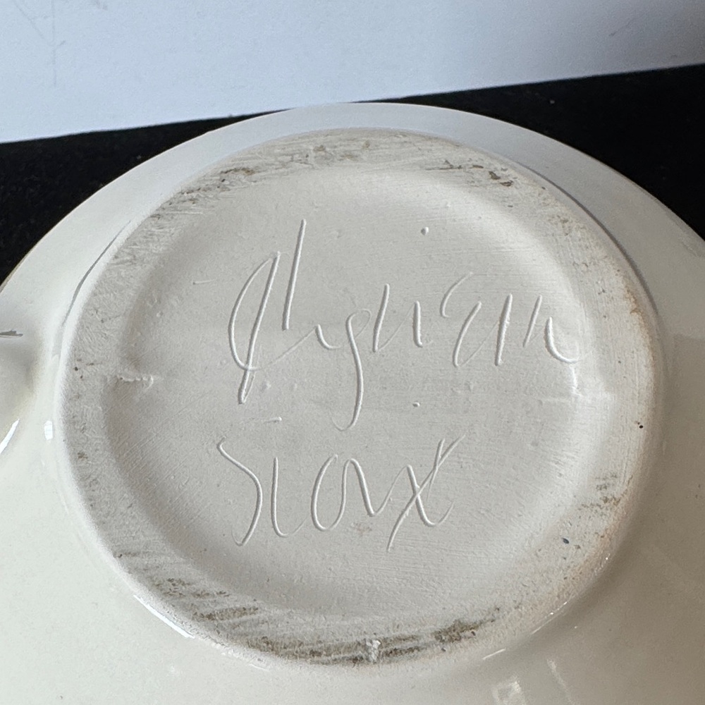 Vintage Native American Indian Tribal Lakota Sioux Pottery Teapot -Signed - Picture 12 of 14